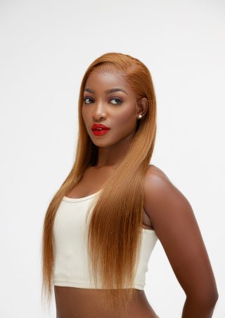 Grace – Brazilian Honey Blonde Straight Full Frontal Lace Wig