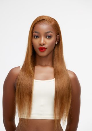 Grace – Brazilian Honey Blonde Straight Full Frontal Lace Wig