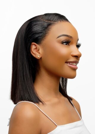 Zara – 12″  Straight 13×4 Double Drawn Bob
