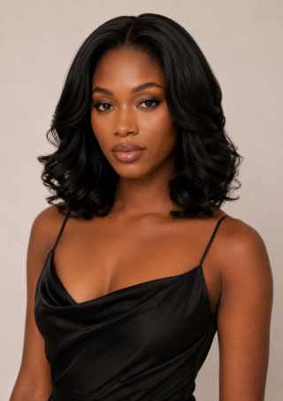 Merilyn – 12″ Bouncy Curl 5×5 Double Drawn Bob